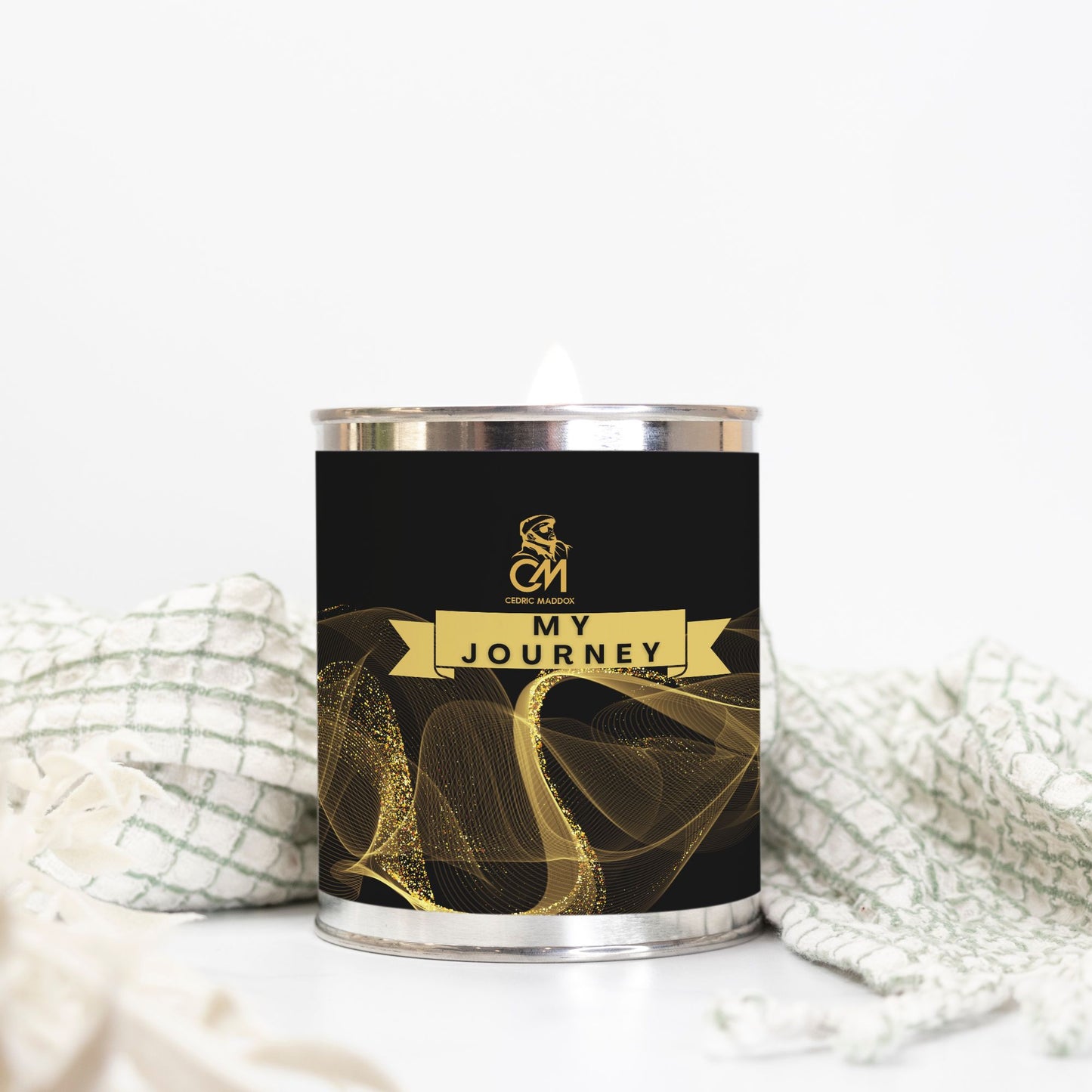 Gold My Journey Candle (Hand Poured 16 oz.)