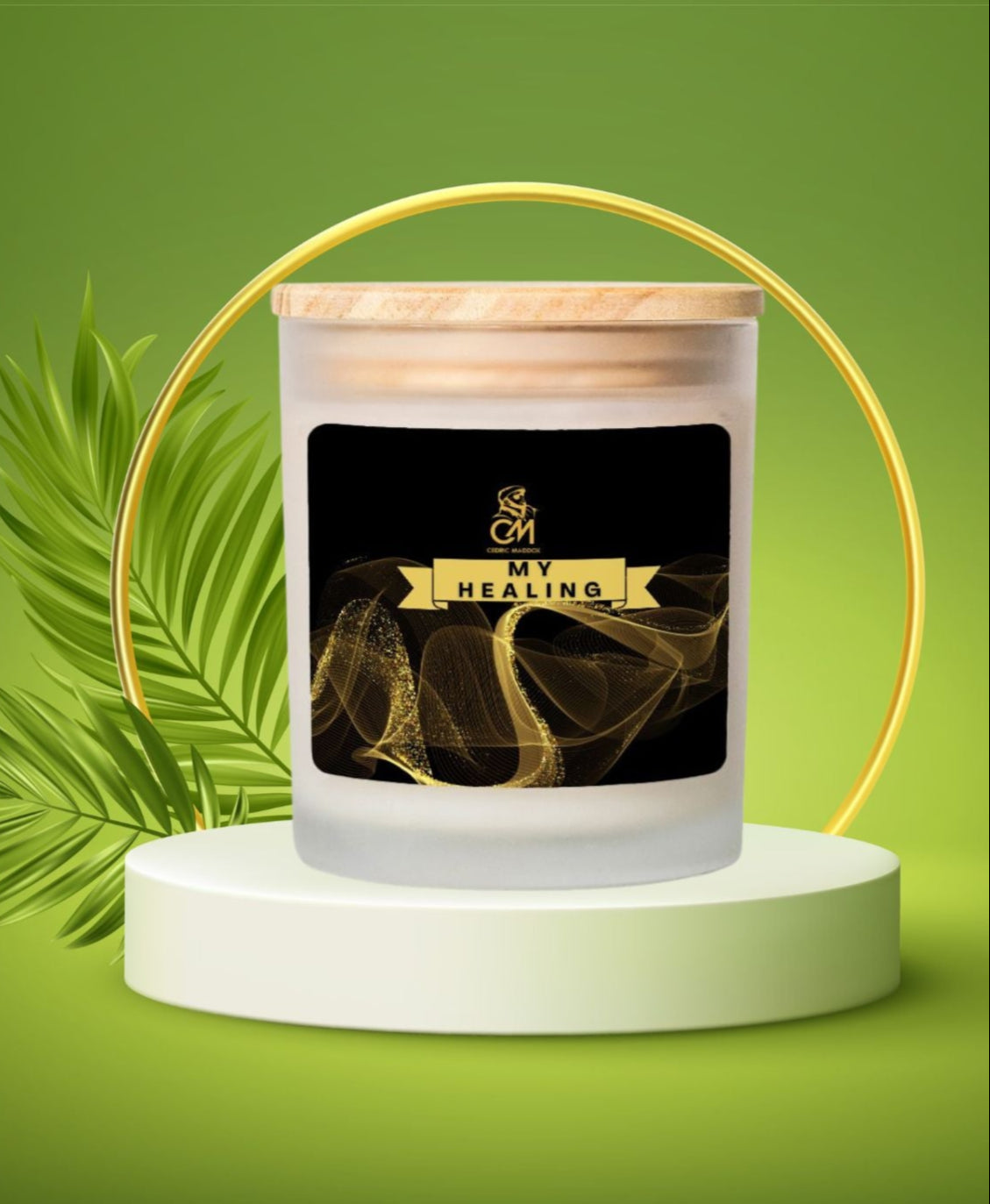 My Healing Candle Frosted Glass (Hand Poured 11 oz)