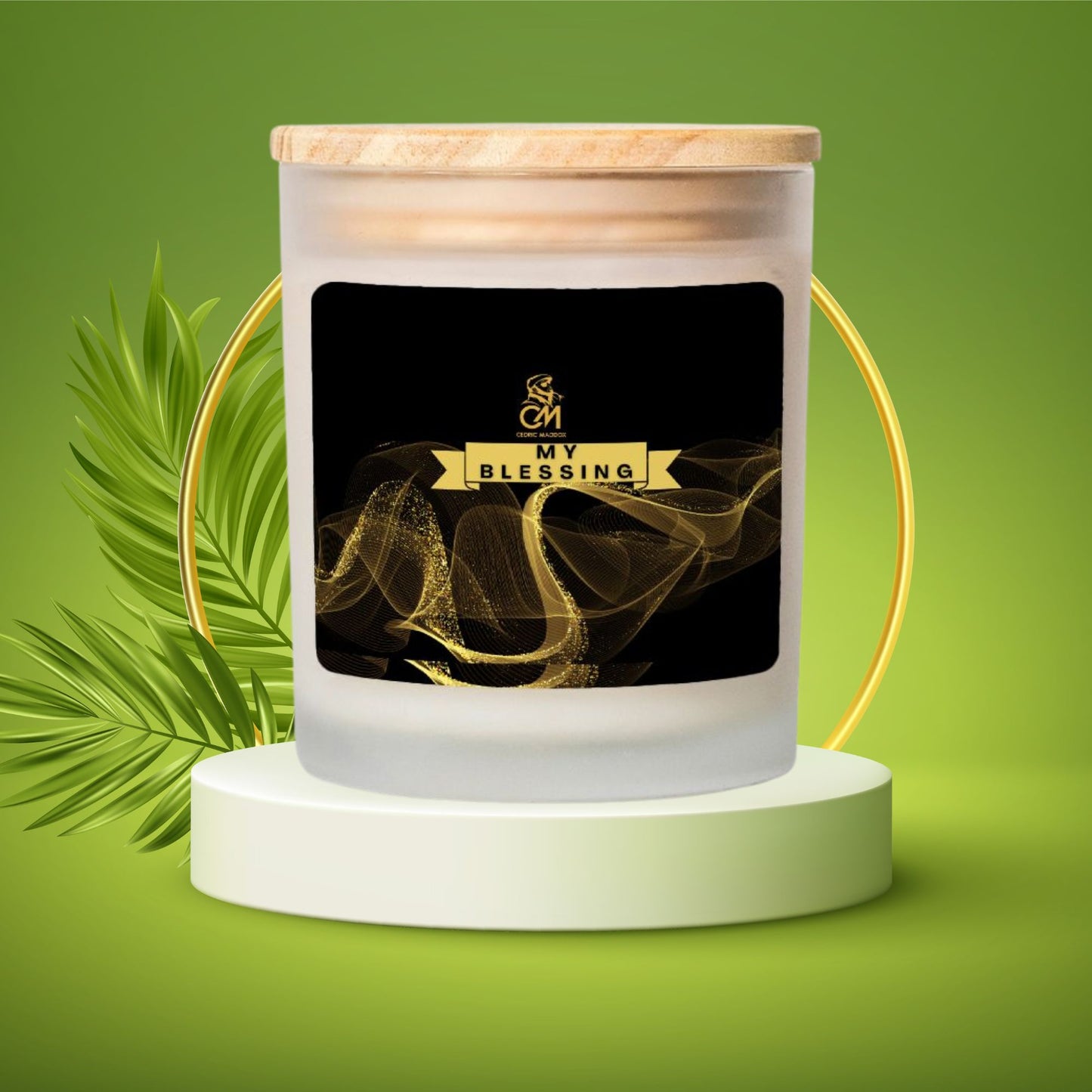 My Blessing Candle Frosted Glass (Hand Poured 11 oz)